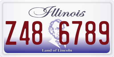 IL license plate Z486789
