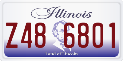 IL license plate Z486801