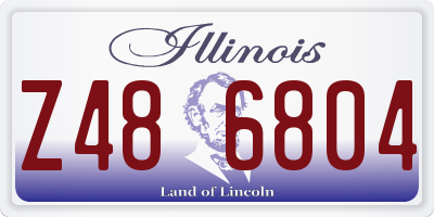 IL license plate Z486804