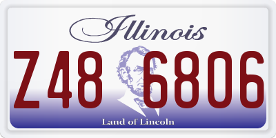 IL license plate Z486806