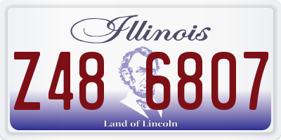 IL license plate Z486807