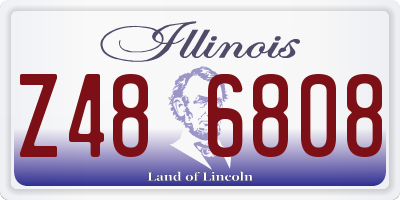 IL license plate Z486808