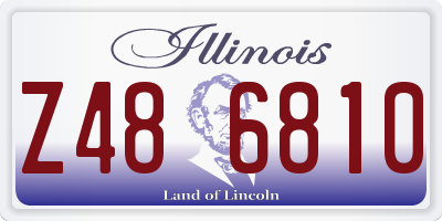 IL license plate Z486810