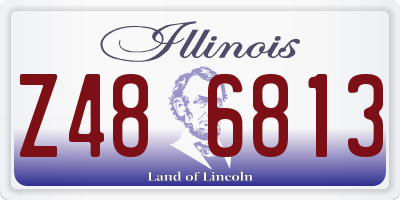 IL license plate Z486813