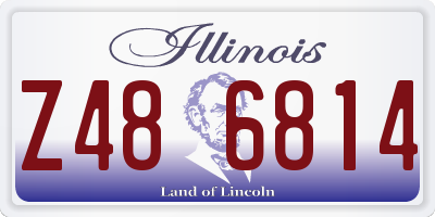 IL license plate Z486814
