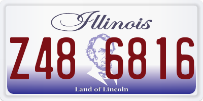 IL license plate Z486816