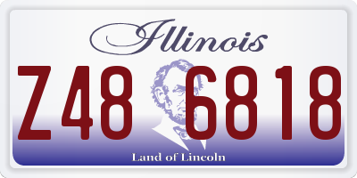 IL license plate Z486818