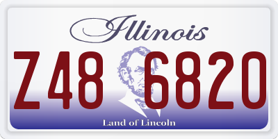 IL license plate Z486820