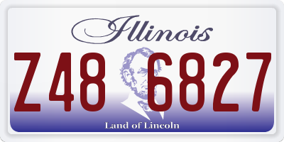 IL license plate Z486827