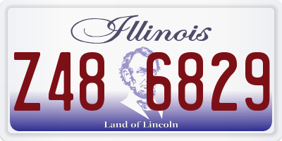 IL license plate Z486829