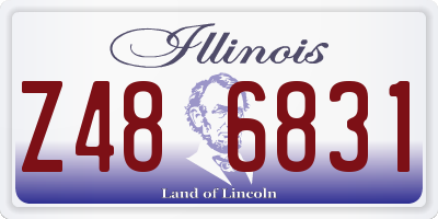 IL license plate Z486831