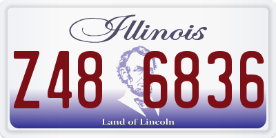 IL license plate Z486836
