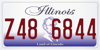 IL license plate Z486844