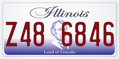 IL license plate Z486846