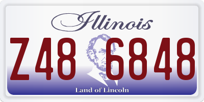 IL license plate Z486848