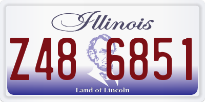 IL license plate Z486851