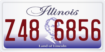 IL license plate Z486856