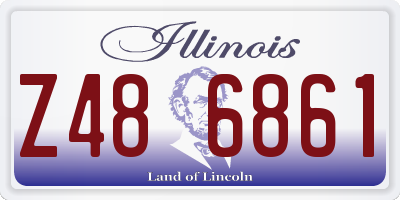 IL license plate Z486861