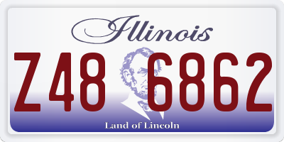 IL license plate Z486862