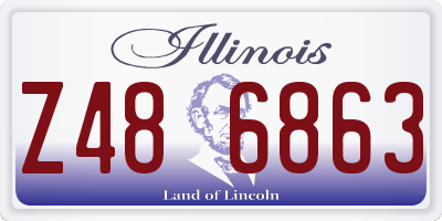 IL license plate Z486863