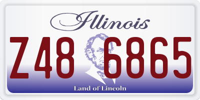 IL license plate Z486865