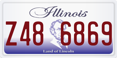 IL license plate Z486869