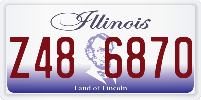 IL license plate Z486870