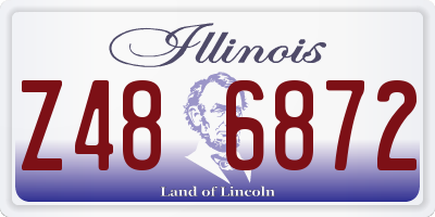 IL license plate Z486872