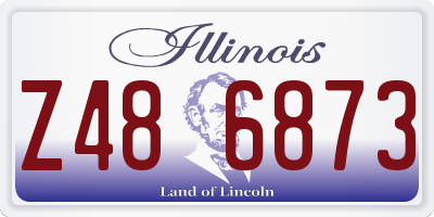 IL license plate Z486873