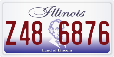 IL license plate Z486876