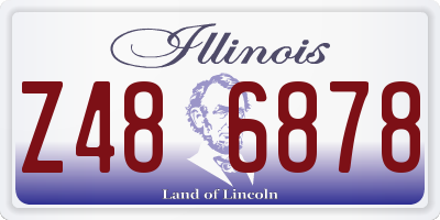 IL license plate Z486878