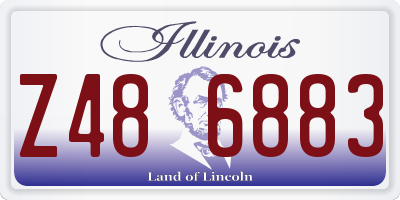 IL license plate Z486883