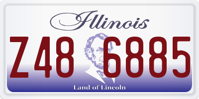 IL license plate Z486885