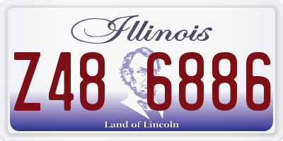 IL license plate Z486886