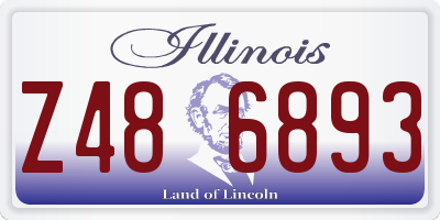 IL license plate Z486893