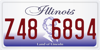 IL license plate Z486894