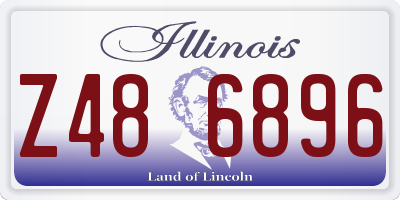 IL license plate Z486896