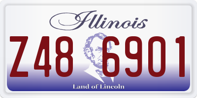 IL license plate Z486901