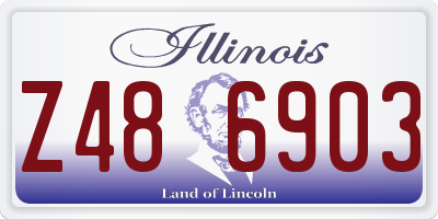 IL license plate Z486903