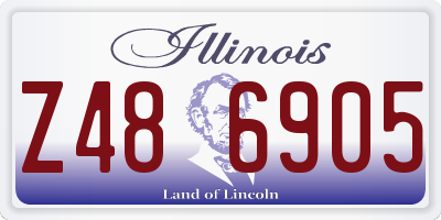IL license plate Z486905