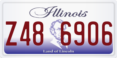 IL license plate Z486906