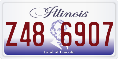 IL license plate Z486907