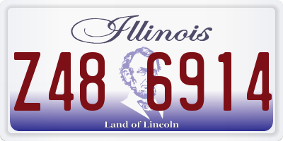 IL license plate Z486914