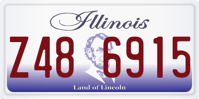 IL license plate Z486915