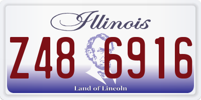 IL license plate Z486916
