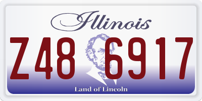 IL license plate Z486917