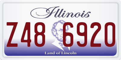 IL license plate Z486920