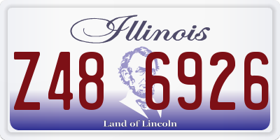 IL license plate Z486926