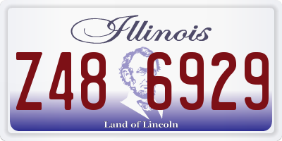IL license plate Z486929