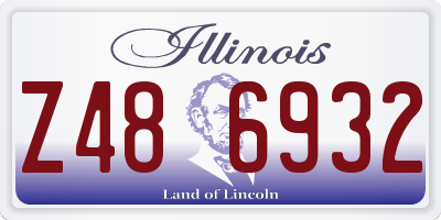 IL license plate Z486932